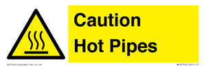 Caution Hot Pipes